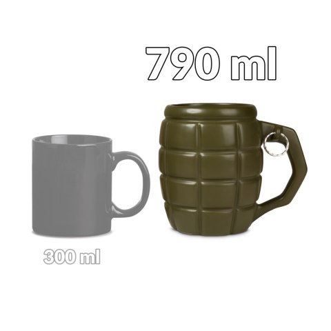 Gigantyczny Kubek Granat Zielony prezent dla niego