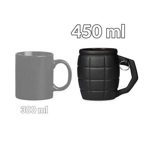 Kubek Granat Czarny 450ml dla niego chłopaka męża