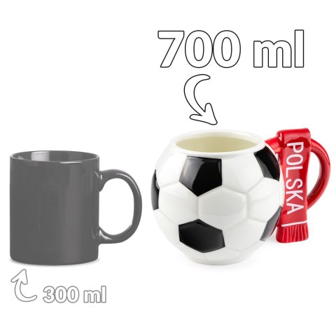 Kubek piłka z szalikiem - Polska - Sprintigo