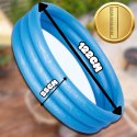 DMUCHANY BASEN BASENIK BRODZIK DLA DZIECI NIEBIESKI 122 CM X 25 CM BESTWAY