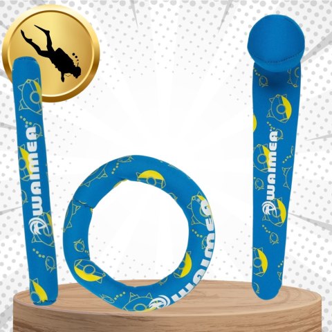 ZATOPKI ZABAWKA DO NURKOWANIA NAUKA PŁYWANIA BASEN DO WANNY WODY KÓŁKO