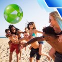 PIŁKA PLAŻOWA DMUCHANA NA BASEN OGRÓD DUŻA 53 CM ZIELONA