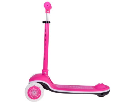 Balansowa hulajnoga SCOOTER 3-kołowa KOLOROWE ŚWIATEŁKA i MUZYKA SP0812