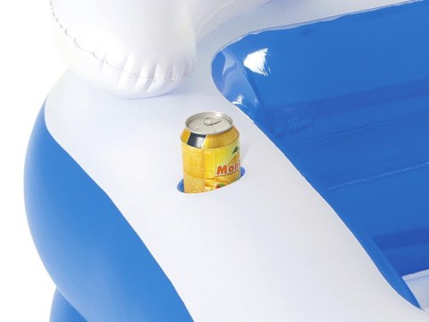 Bestway Dmuchany basen - oparcie i miejsce na napoje 213x206x69cm 54153