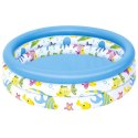 Bestway Dmuchany basenik dla dzieci 102cm RYBKI - morska grafika 51008