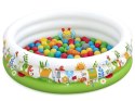 Bestway Suchy basen z kulkami KWIATOWY 102x25cm + 50 piłek i zabawki 52466