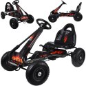 Duży gokart na pedały regulowane siedzisko pompowane koła SP0839