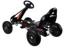Duży gokart na pedały regulowane siedzisko pompowane koła SP0839