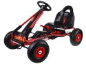 Duży gokart na pedały regulowane siedzisko pompowane koła SP0839