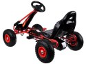 Duży gokart na pedały regulowane siedzisko pompowane koła SP0839
