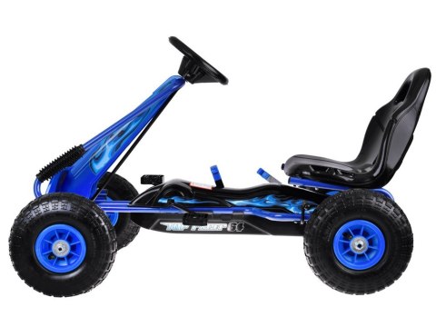 Duży gokart na pedały regulowane siedzisko pompowane koła SP0839