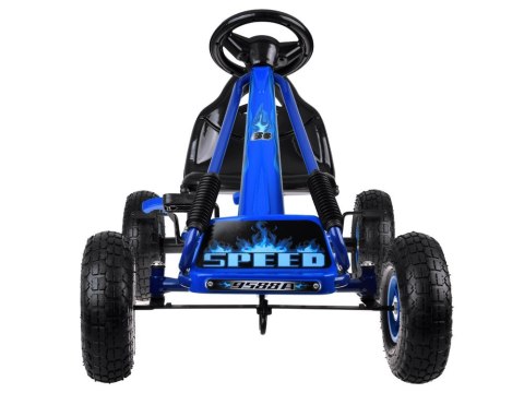 Duży gokart na pedały regulowane siedzisko pompowane koła SP0839