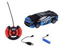 Sportowe auto sterowane na pilota podświetlane nadwozie 1:18 RC0754 NI