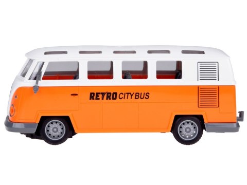 Zdalnie sterowany AUTOBUS RETRO CITY BUS - podświetlany pojazd RC0677