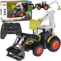 Zdalnie sterowany traktor Koparko-ładowarka spychacz na pilota RC0718