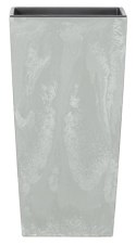 Doniczka z wkładem URBI SQUARE Beton Effect 14xh26,5cm beton