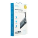 Powerbank Veger C10 (W1116) 10000 mAh z wbudowanymi kablami Micro USB / Typ C / Lightning czarny