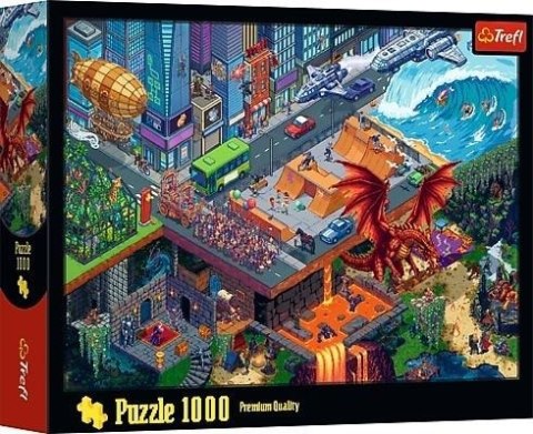 Puzzle 1000 Miasto Pixel TREFL