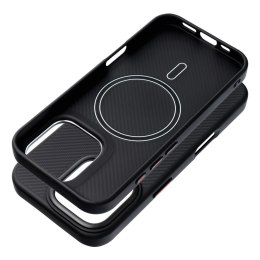 Etui na iPhone 14 PRO Carbon Elite Mag Cover zgodny z MagSafe czarny