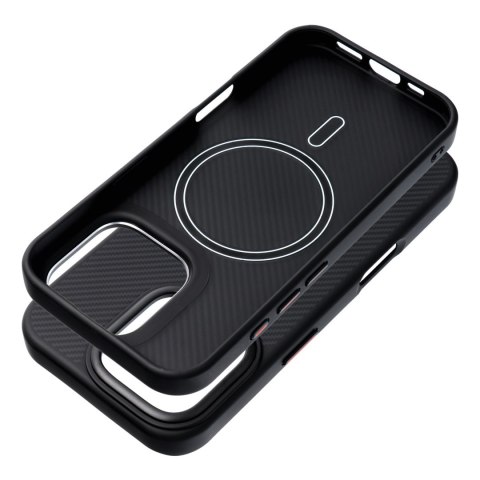 Etui na iPhone 14 PRO Carbon Elite Mag Cover zgodny z MagSafe czarny