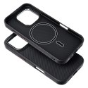 Etui na iPhone 14 PRO Carbon Elite Mag Cover zgodny z MagSafe czarny