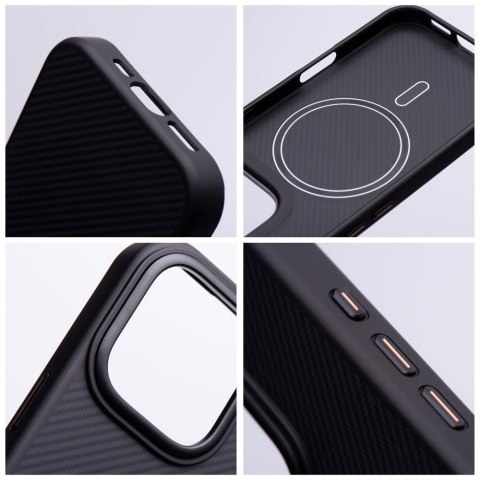 Etui na iPhone 14 PRO MAX Carbon Elite Mag Cover zgodny z MagSafe czarny