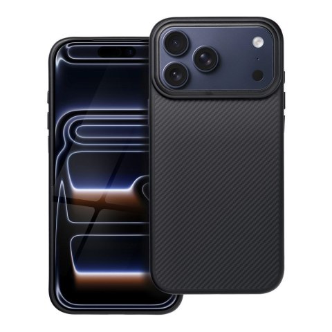 Etui na iPhone 17 PRO MAX Carbon Elite Mag Cover zgodny z MagSafe czarny