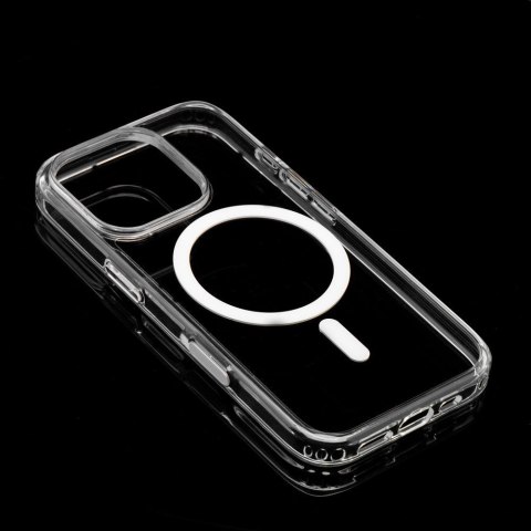 Futerał do iPhone 17 PRO Clear Mag Cover Elite (STR / NIEŻÓŁKNĄCY / CAMERA CONTROL BUTTON) zgodny z MagSafe transparentny