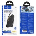 Powerbank Hoco 10000 mAh QC PD 22,5W z wbudowanymi kablami USB C + Lightning Q37 czarny
