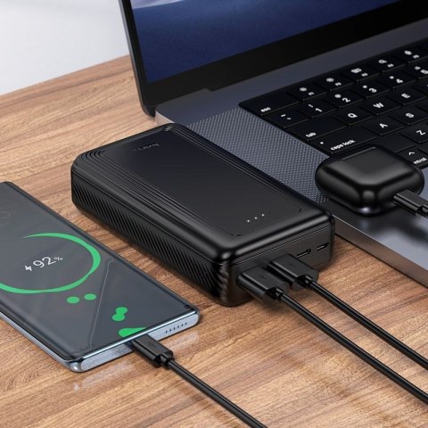 Powerbank Hoco 20000 mAh 2A J165A czarny