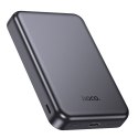 Powerbank zgodny z MagSafe Hoco 5000 mAh 2A 5W J160 szary