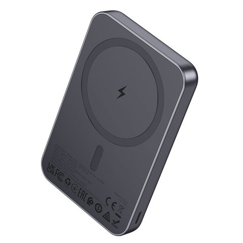Powerbank zgodny z MagSafe Hoco 5000 mAh 2A 5W J160 szary