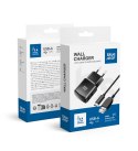 Ładowarka sieciowa do telefonu Blue Star USB A 2A 10W + kabel USB A do Micro USB TFK-TC-1100B czarna