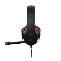 Słuchawki przewodowe nauszne Jack 3,5 mm / USB A Art gamingowe z mikrofonem G11 czarne