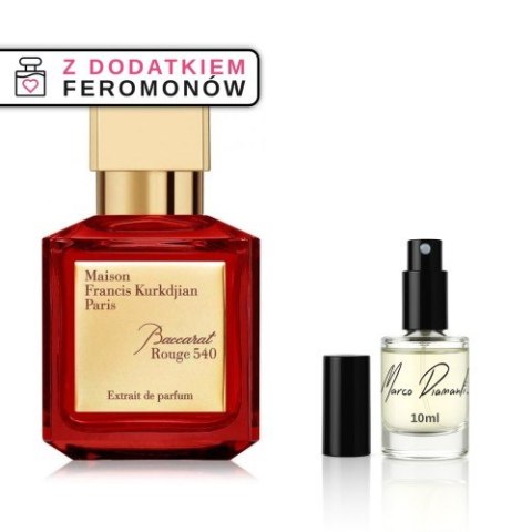 Perfumy nr 255 10ml z feromonami - zamiennik inspirowany Baccarat Rouge 540 od Maison Francis Kurkdjian