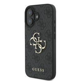 GUESS futerał do IPHONE 16 GUHCP16S4GMGGR (4G PU Big Logo) czarny