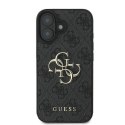 GUESS futerał do IPHONE 16 GUHCP16S4GMGGR (4G PU Big Logo) czarny