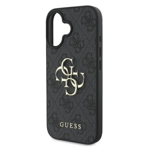 GUESS futerał do IPHONE 16 GUHCP16S4GMGGR (4G PU Big Logo) czarny