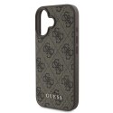 GUESS futerał do IPHONE 16 GUHCP16SG4GFBR (PU 4G Classic) brązowy