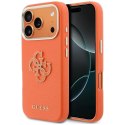 GUESS futerał do IPHONE 17 Pro GUHCP17L5PS4RGGO (PU FW Resin Logo) pomarańczowy