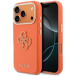 GUESS futerał do IPHONE 17 Pro GUHCP17L5PS4RGGO (PU FW Resin Logo) pomarańczowy