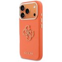 GUESS futerał do IPHONE 17 Pro GUHCP17L5PS4RGGO (PU FW Resin Logo) pomarańczowy