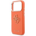 GUESS futerał do IPHONE 17 Pro GUHCP17L5PS4RGGO (PU FW Resin Logo) pomarańczowy