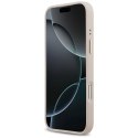 GUESS futerał do IPHONE 17 Pro Max kompatybilny z MagSafe GUHMP17XPSAMSECP (PU W/ Peony Hot Stamp) różowy