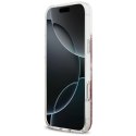 GUESS futerał do IPHONE 17 Pro Max kompatybilny z MagSafe GUHMP17XRGRGEP (Resin Bottom Glitter) różowy
