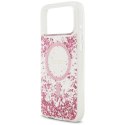 GUESS futerał do IPHONE 17 Pro Max kompatybilny z MagSafe GUHMP17XRGRGEP (Resin Bottom Glitter) różowy