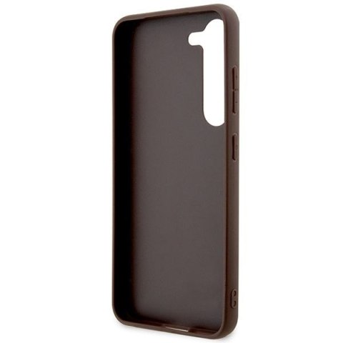 GUESS futerał do SAMSUNG S24 GUHCS24S4GMGBR (Leather 4G Metal Logo) brązowy