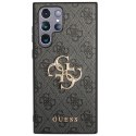 GUESS futerał do SAMSUNG S24 Ultra GUHCS24L4GMGGR (Leather 4G Metal Logo) czarny