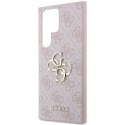 GUESS futerał do SAMSUNG S24 Ultra GUHCS24L4GMGPI (Leather 4G Metal Logo) różowy