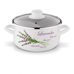 Garnek emaliowany Lawenda 1,6 l